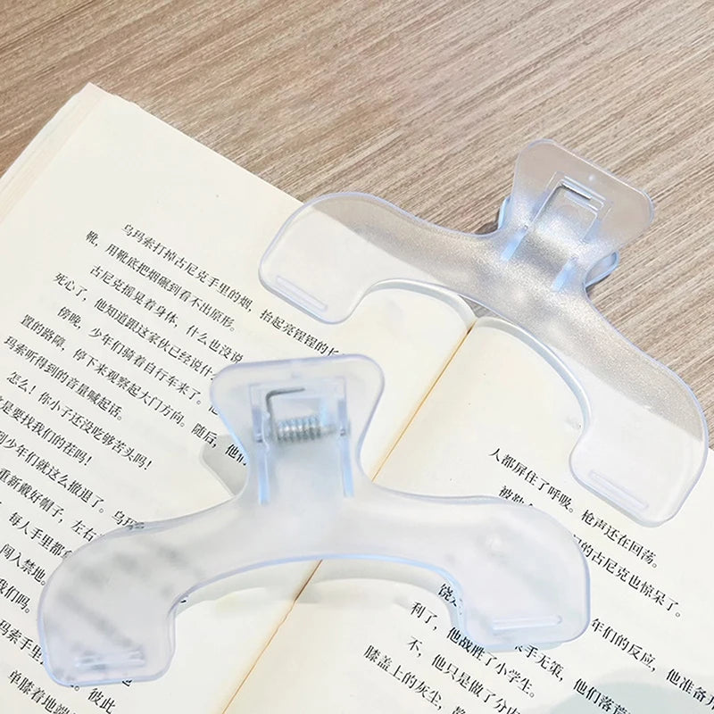 Frosted Transparent Book Page Clip – Reading & Memo Holder Book Page Clip SPOT