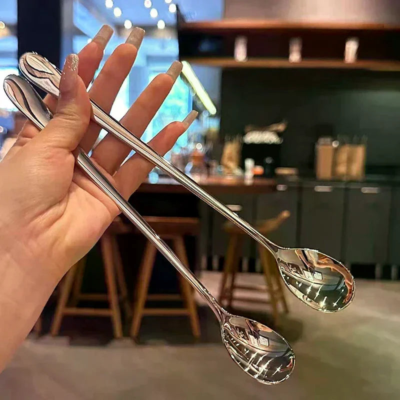 Stainless Steel Long Handle Spoon – Dinner, Dessert & Stirring Kitchen Spoon SPOT Default Title