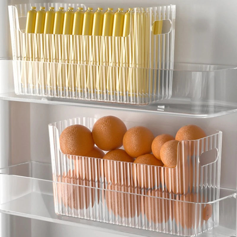 Self-Adhesive Refrigerator Organizer Box | Large Capacity Kitchen Storage Organizer SPOT