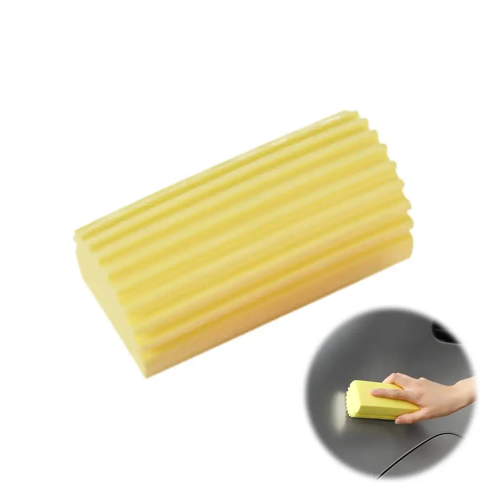 Sponge Groove Detail Brush – Blinds, Window Tracks & Vents Sponge Cleaning Brush SPOT 1pc Yellow