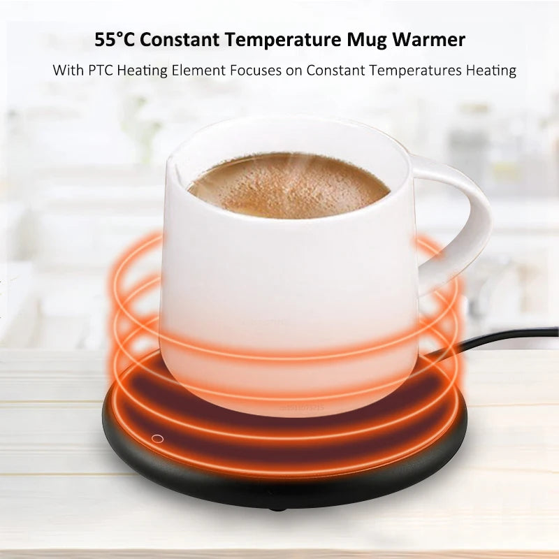 USB Mug Warmer – Thermostatic Coffee & Tea Heating Coaster USB Mug Warmer SPOT