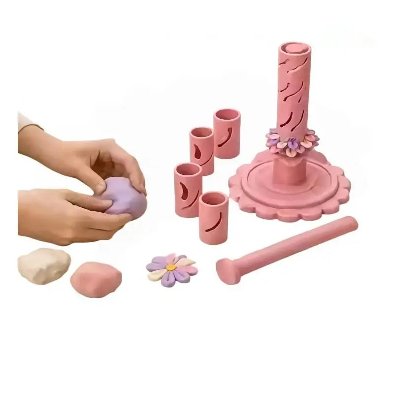 9-Sleeve Modular Clay Flower Maker – DIY Polymer Clay Tool Clay Flower Tool SPOT