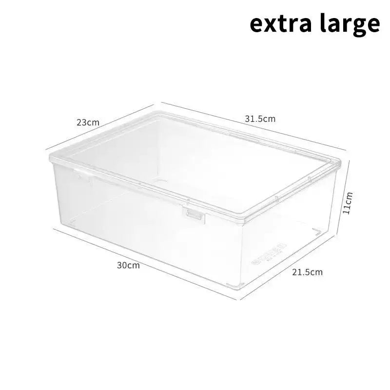 Transparent Document Storage Box – Stackable PP File Organizer Document Storage Box SPOT A7