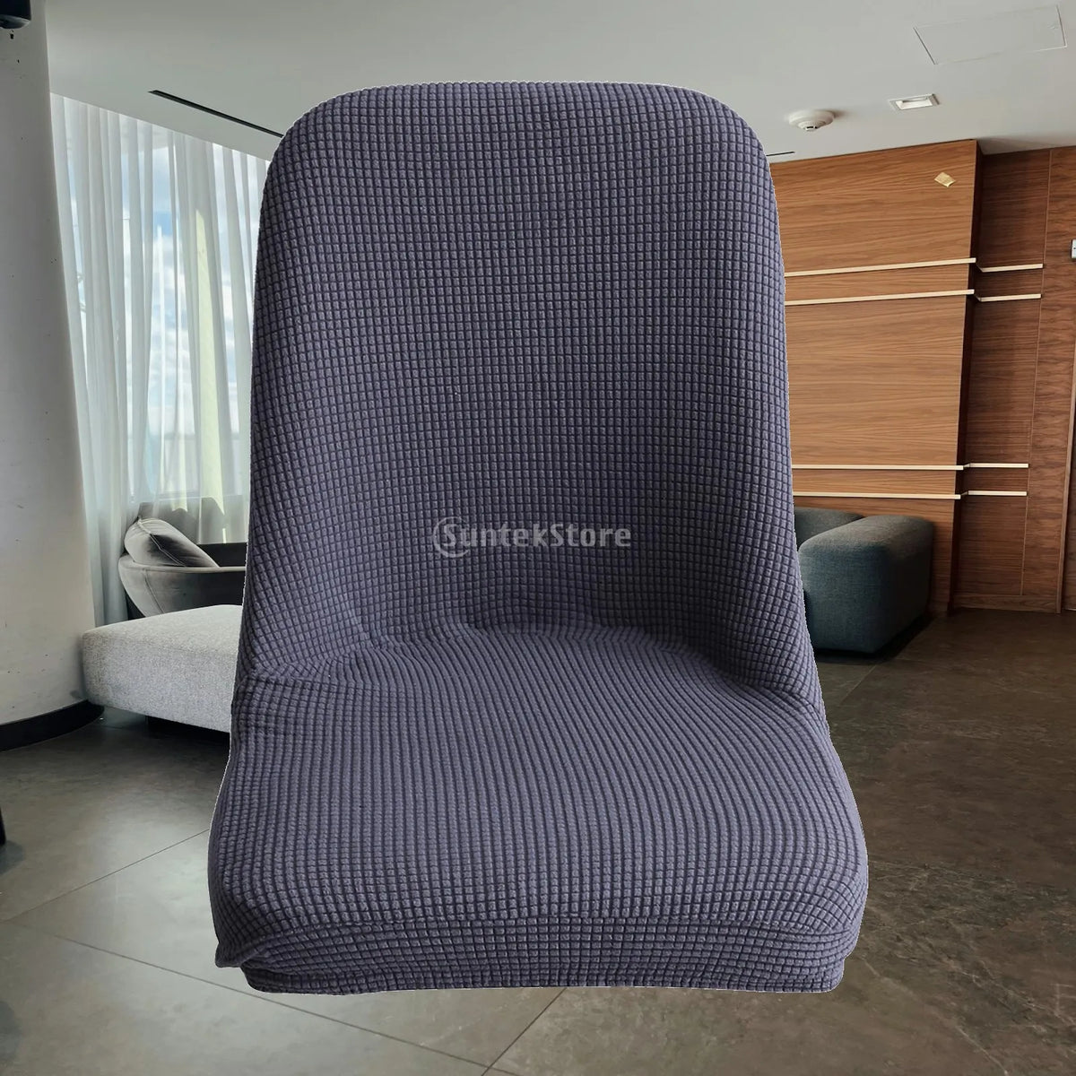High Stretch Dining Chair Cover – Washable Slipcover Chair Cover Slipcover SPOT Light Coffee