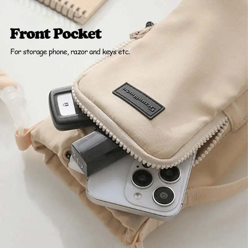 Water Bottle Sling Bag with Phone Pocket – Nylon Carrier Bottle Sling Carrier SPOT
