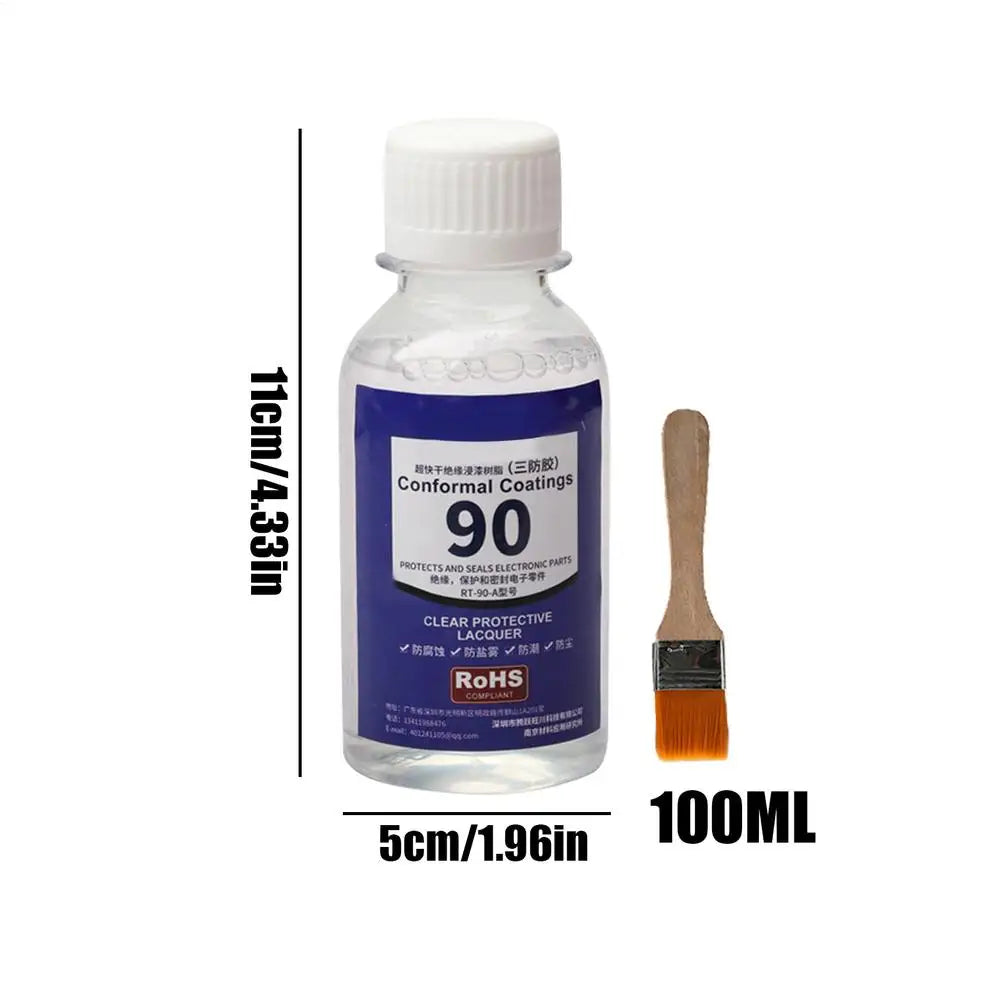 100ml Clear Conformal Coating – PCB, LED & Electronics Protector Conformal Coating SPOT a