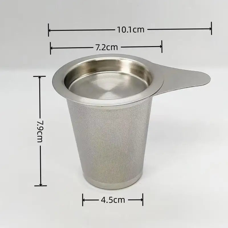 Stainless Steel Tea Infuser with Lid – Loose Leaf Strainer Tea Infuser Strainer SPOT A2