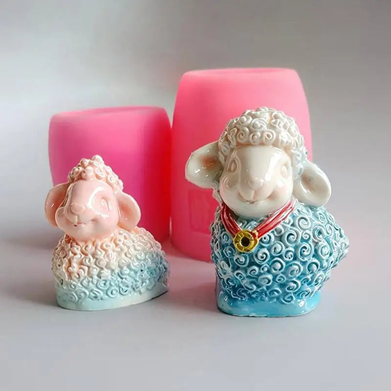 3D Sheep Silicone Mold – DIY Candle, Soap & Resin Craft Silicone Craft Mold SPOT