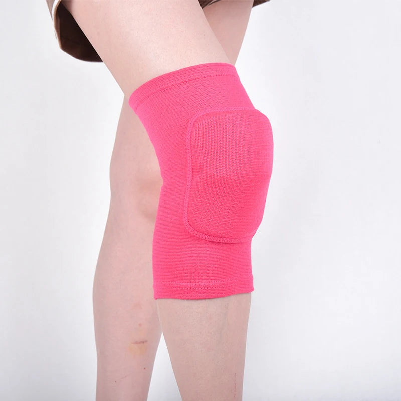 Compression Knee Pads – Elastic Sponge Brace for Sports & Dance Compression Knee Pad SPOT roseo S
