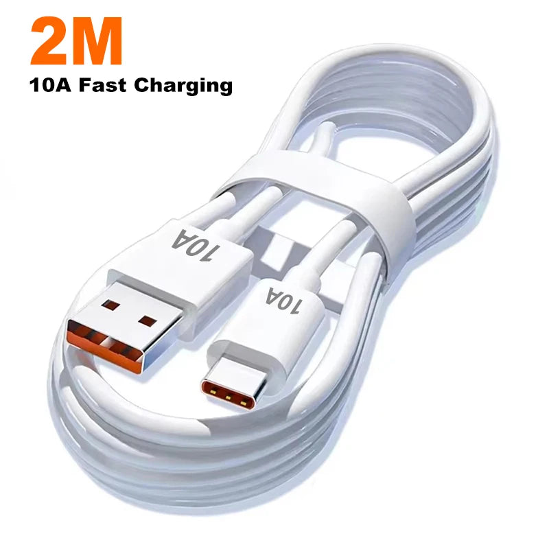 4-Port 120W USB-C Fast Charger – PD & Quick Charge 3.0 USB-C Fast Charger SPOT 2M 10A Cable