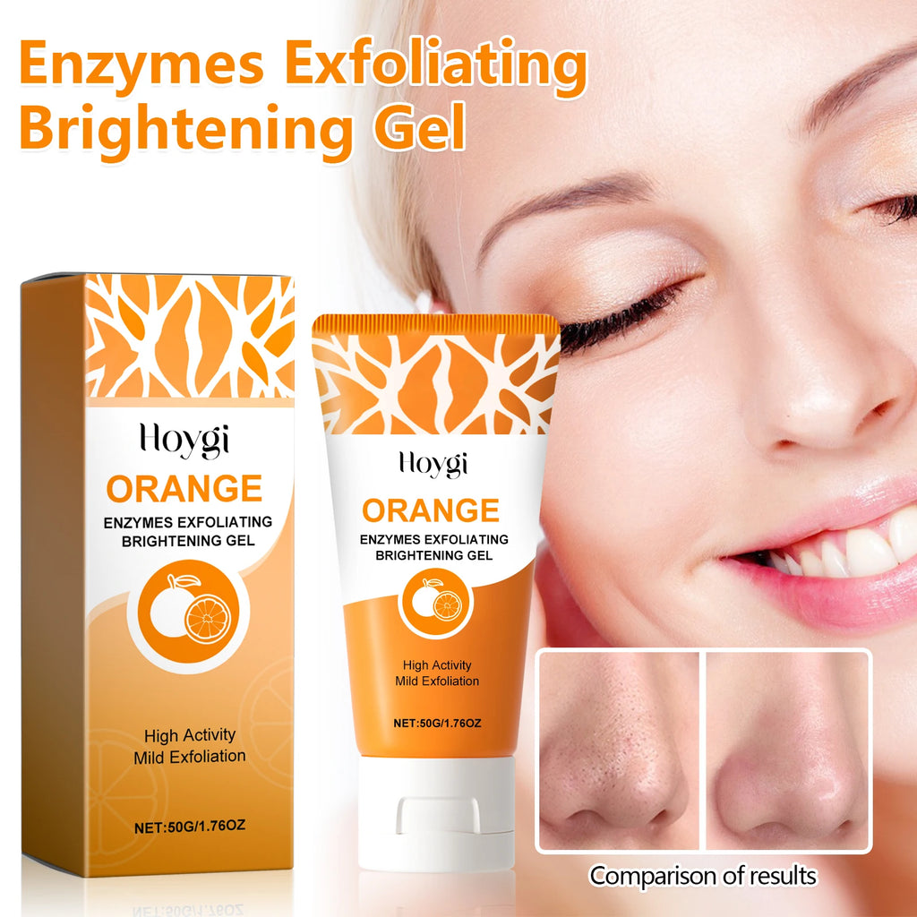 Hoygi Orange Enzyme Exfoliating Brightening Gel 50g Exfoliating Face Gel SPOT