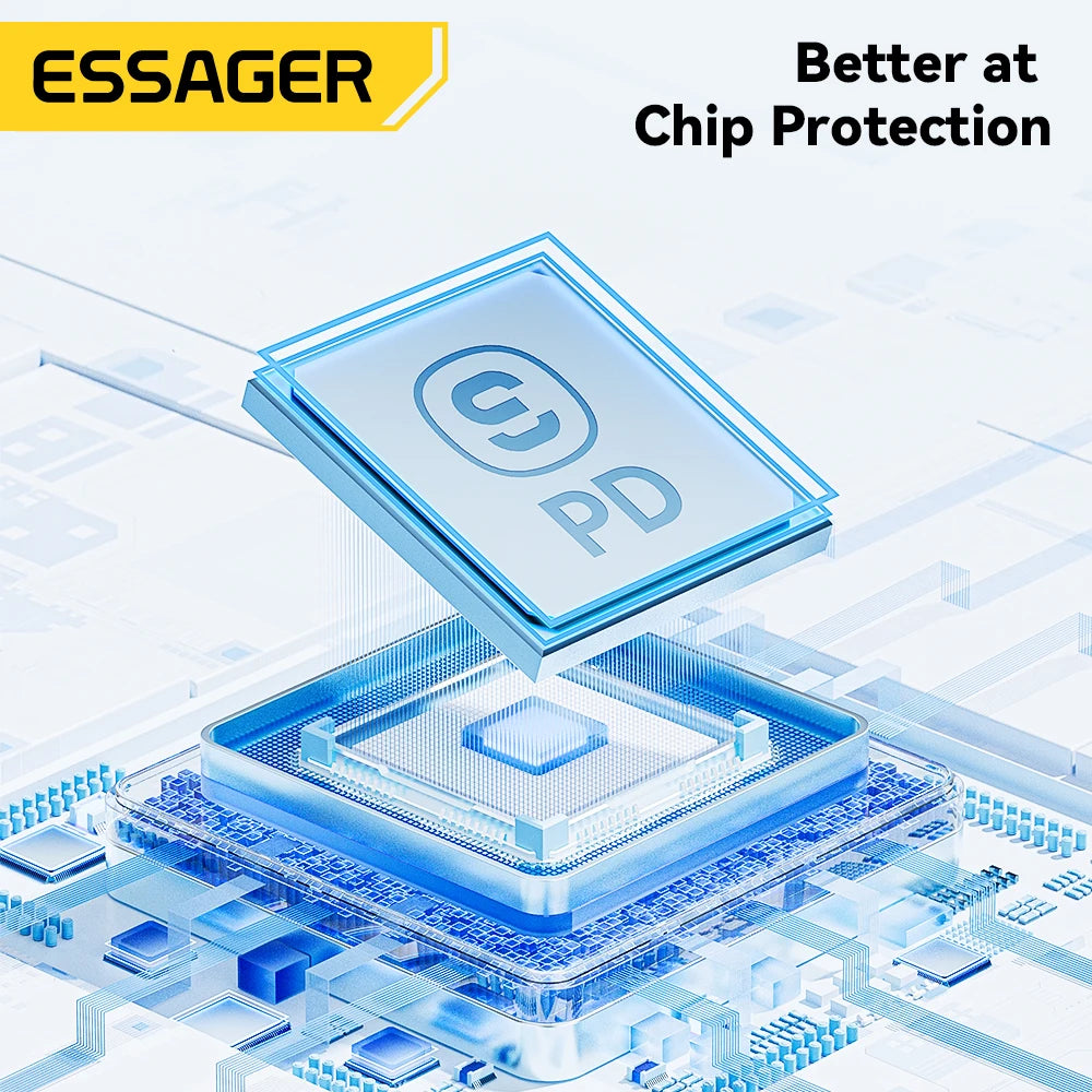 Essager USB-C to Lightning Cable 29W PD Fast Charging – 0.5–3m USB Charging Cable SPOT
