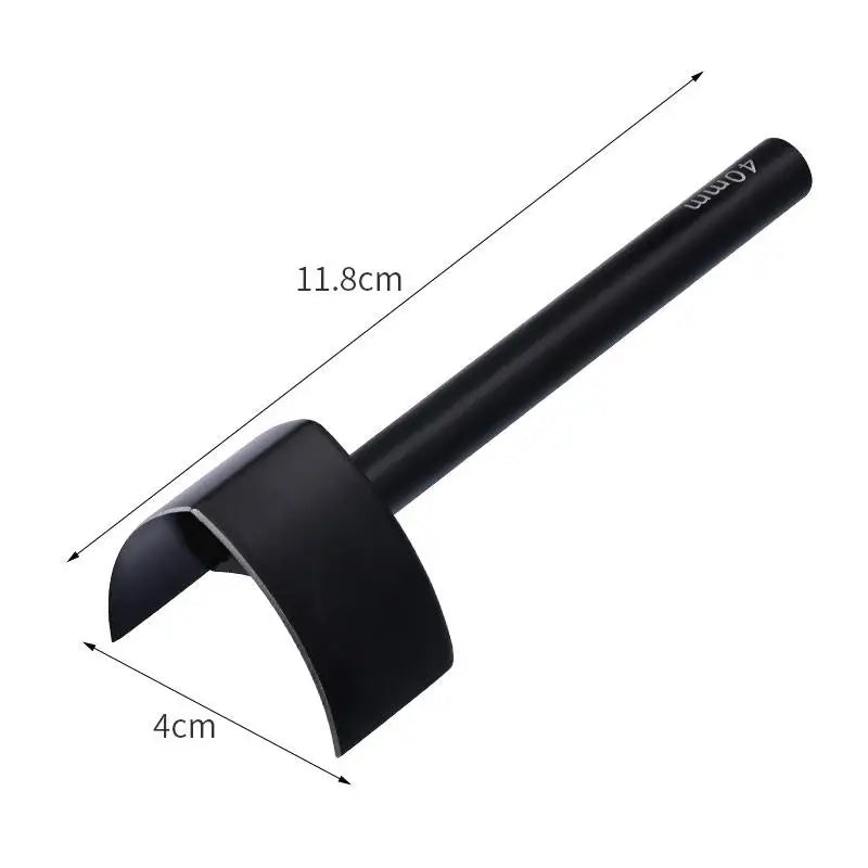 Sword Tail Leather End Cutting Punch Mold – Belts & Straps Leather Craft Punch Tool SPOT Black 40mm