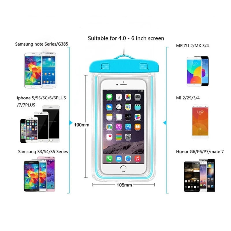 Waterproof Phone Pouch – Underwater Case for 7.2" Phones Waterproof Phone Pouch SPOT