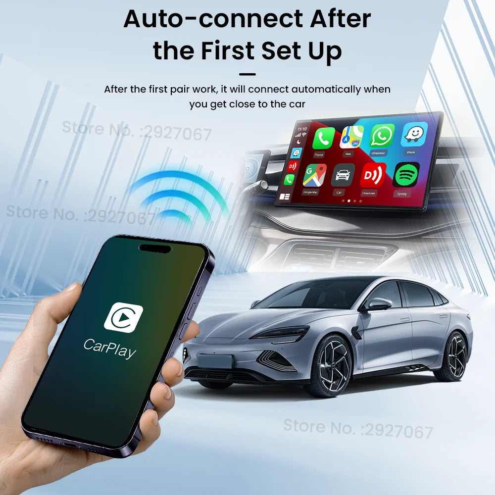 CarlinKit Mini5 Wireless CarPlay Adapter – USB Plug & Play Wireless CarPlay Adapter SPOT