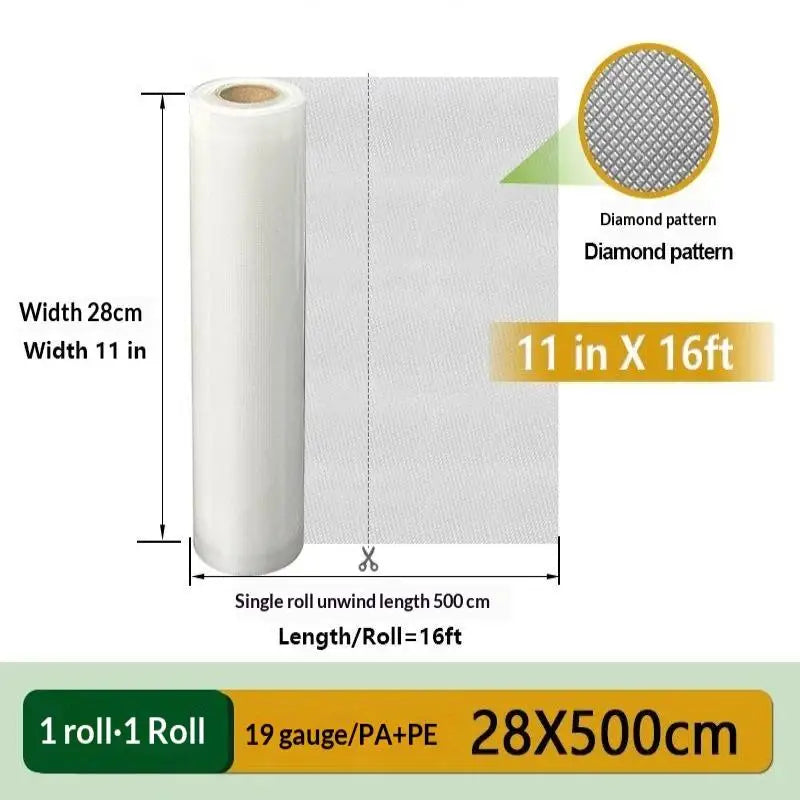 Vacuum Sealer Bags Roll – Microwave Safe, Sous Vide & Meal Prep Vacuum Sealer Bags SPOT A10