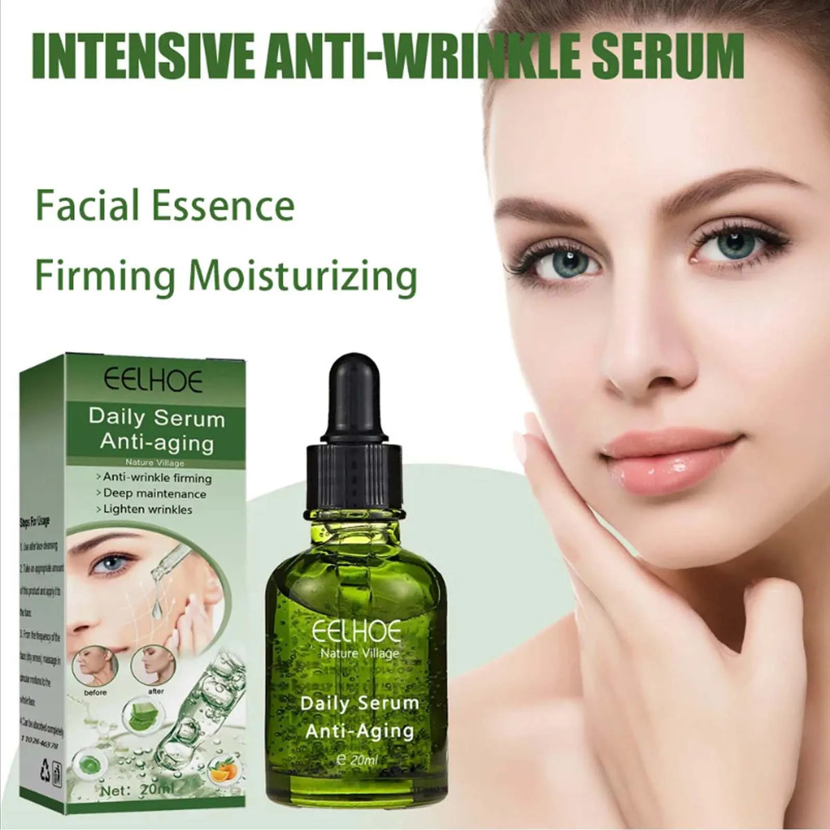Eelhoe Daily Face Serum – Firming, Brightening & Moisturizing Face Serum SPOT