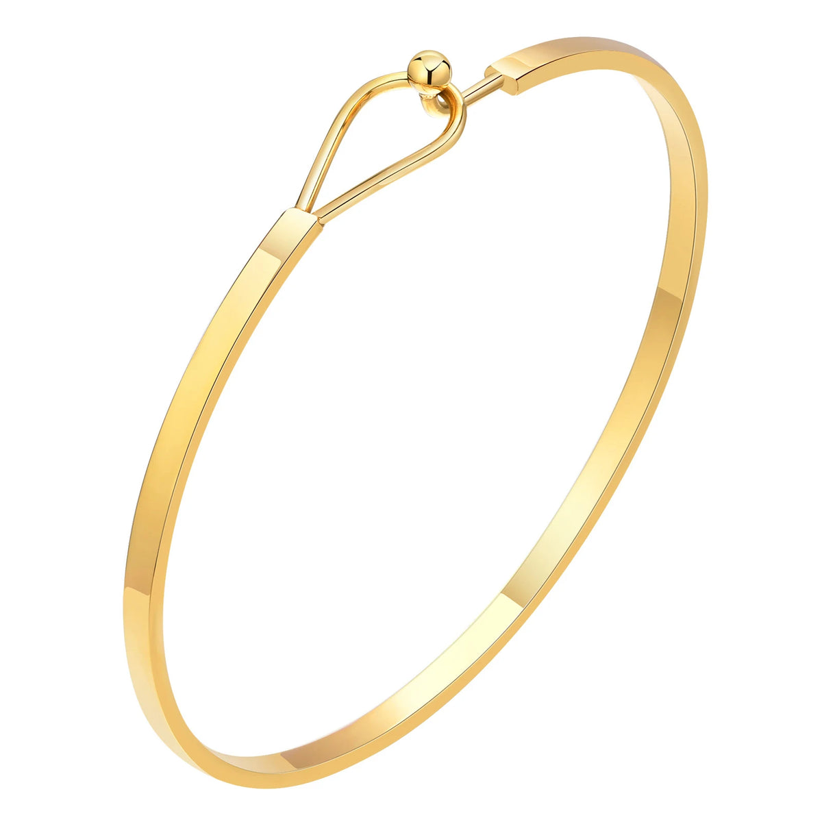 Women's Gold Plated Stainless Steel Bangle – Minimalist Bracelet Bangle Bracelet SPOT Default Title