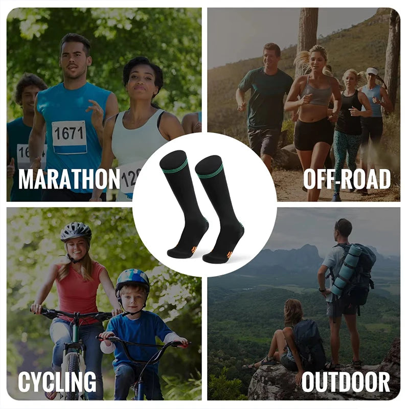 Sport Compression Socks – Moisture-Wicking Running & Cycling Compression Sport Socks SPOT