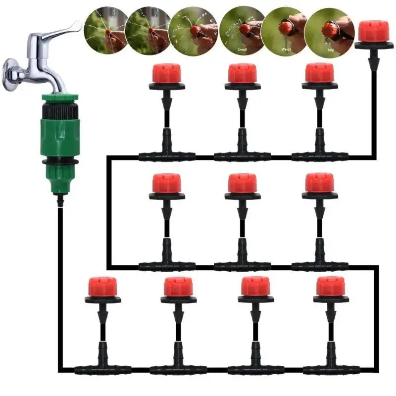 Patio Misting Cooling Kit – Brass Nozzles & Tubing 5M–50M Misting Cooling Kit SPOT