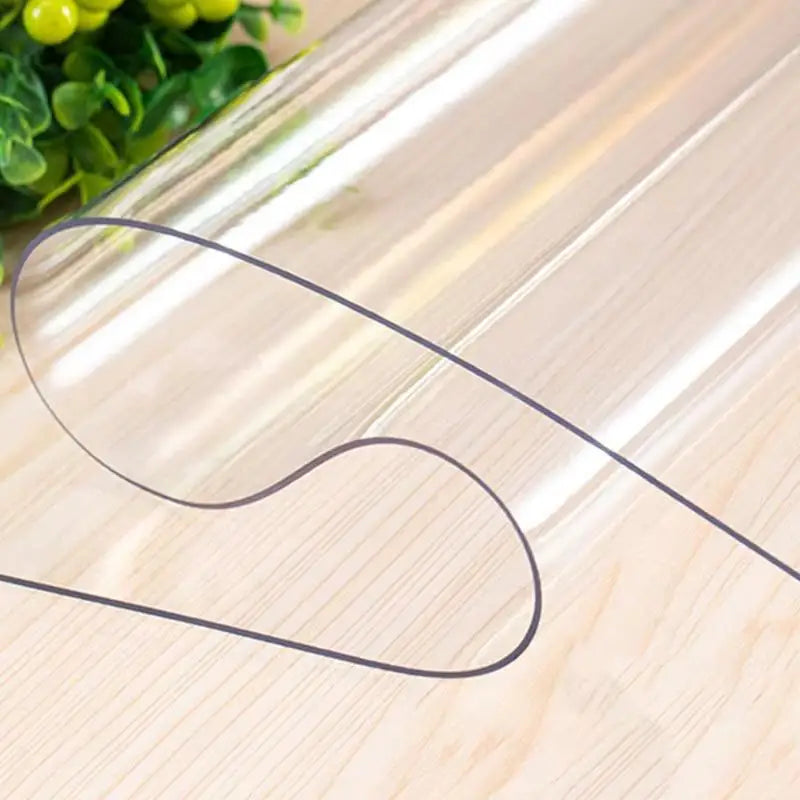 Clear PVC Table Protector – Heat & Oil Resistant Cover PVC Table Protector SPOT