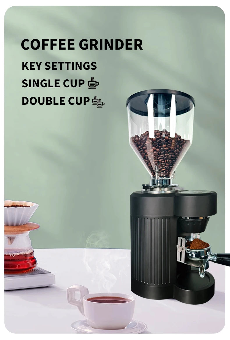 DUTRIEUX 65mm Flat Burr Electric Coffee Grinder 1500g Commercial Electric Coffee Grinder SPOT