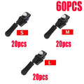 Metal Zipper Slider Puller – Detachable Instant Repair Kit Zipper Repair Kit SPOT Mixed size--60pcs
