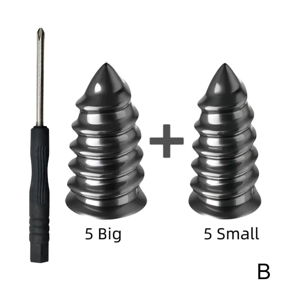 Tubeless Tire Repair Kit – Rubber Nails & Tool, Car & Bike Tire Repair Kit SPOT 5 small 5 large
