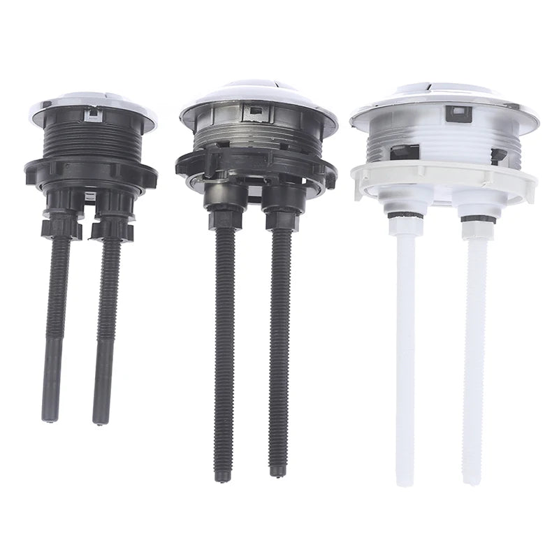 Dual Flush Toilet Tank Button – Round Push Replacement Toilet Flush Button SPOT