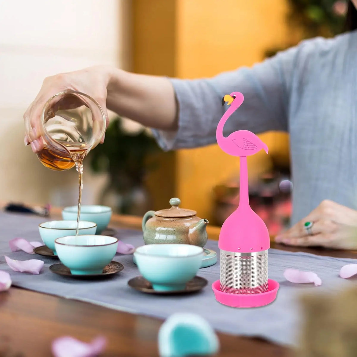 Silicone Fruit Handle Tea Infuser | Loose Leaf Tea Strainer Tea Infuser SPOT