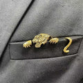 Zinc Alloy Vintage Animal Engraved Men's Suit Lapel Pin Men's Lapel Pin SPOT 01