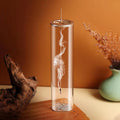 Glass Incense Holder & Ash Catcher Tray – Meditation Décor Incense Holder SPOT A