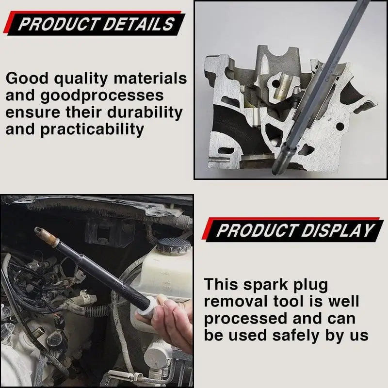 Broken Spark Plug Remover – Inverted Cone Extractor CRV Tool Spark Plug Extractor SPOT