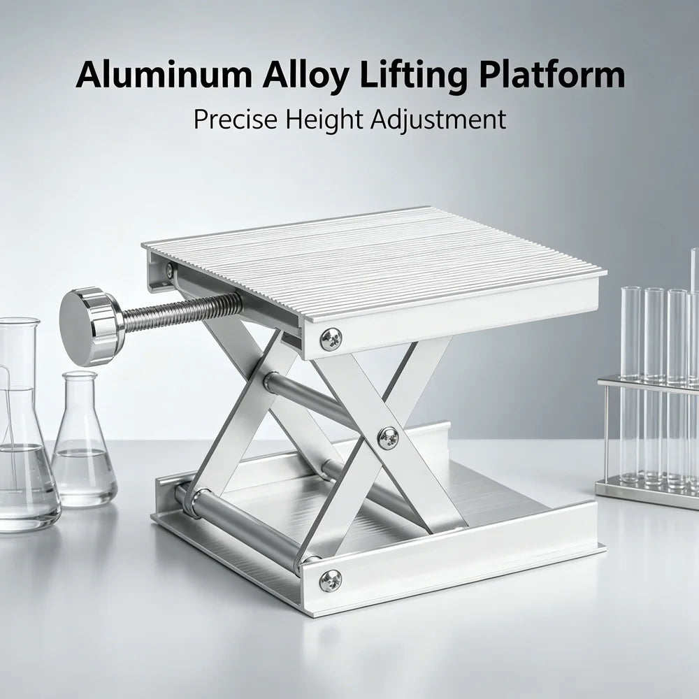 Aluminum Scissor Lift Table – Hand Screw Adjustable Platform Scissor Lift Platform SPOT