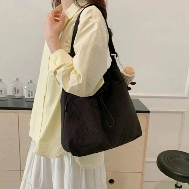 Large Nylon Tote Bag – Women's Crossbody Shoulder Bag for Travel Nylon Tote Bag SPOT