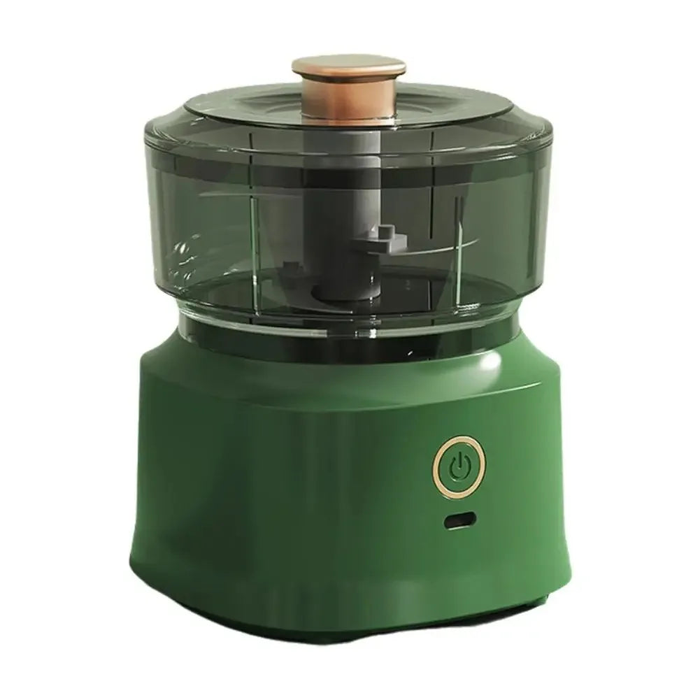 Wireless Electric Mini Food Chopper 160ml USB Rechargeable Electric Food Chopper SPOT green USB Type-C