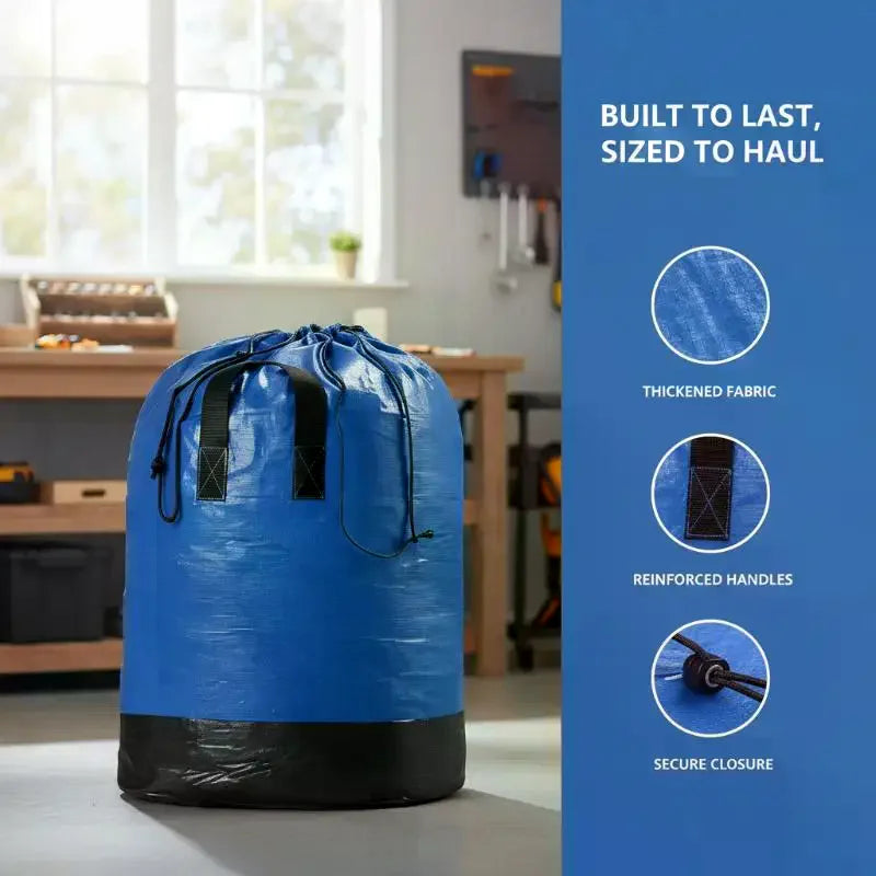Large Waterproof PE Drawstring Storage Bag – Moving & Travel Moving Storage Bag SPOT