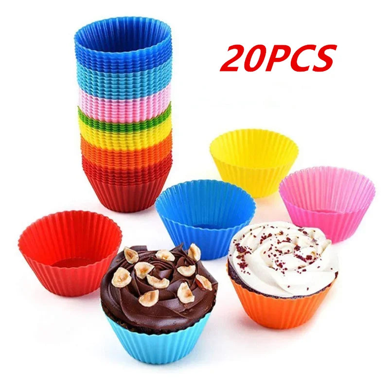 Food Grade Silicone Cupcake & Muffin Molds – BPA-Free, Non-Stick Silicone Baking Molds SPOT