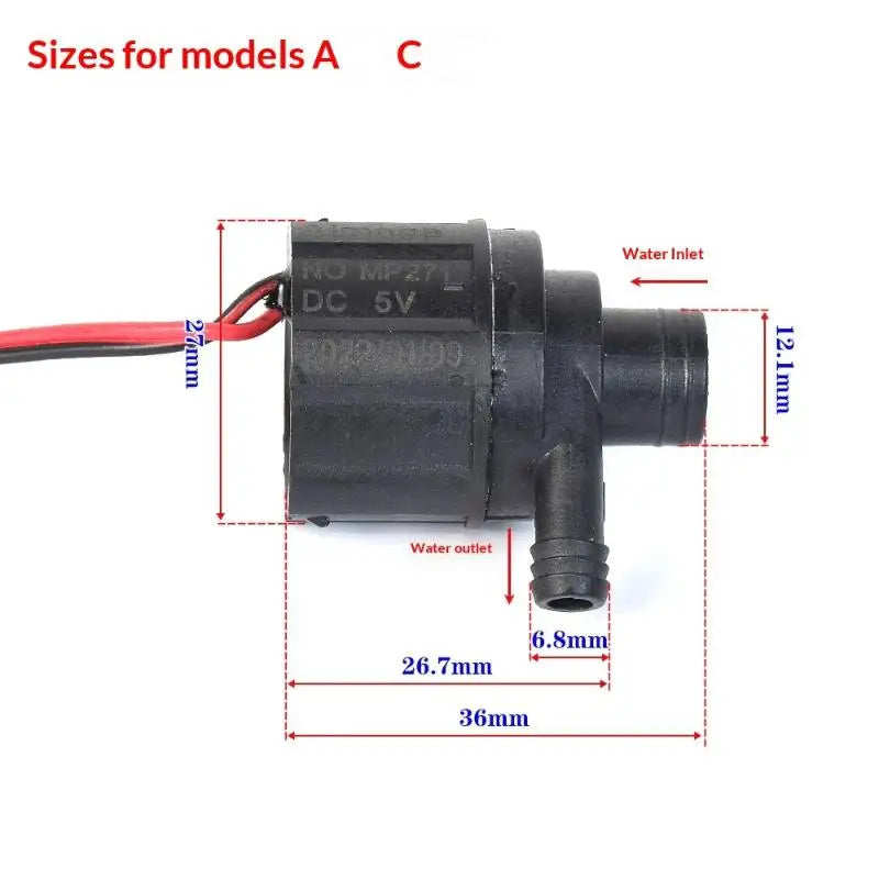 Mini Brushless Submersible Pump DC 5V 12V 24V – Silent & Sealed Submersible Water Pump SPOT