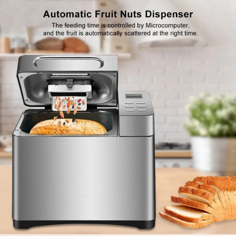 Automatic Stainless Steel Bread Maker – Dough Kneader & Fermenter Bread Maker SPOT