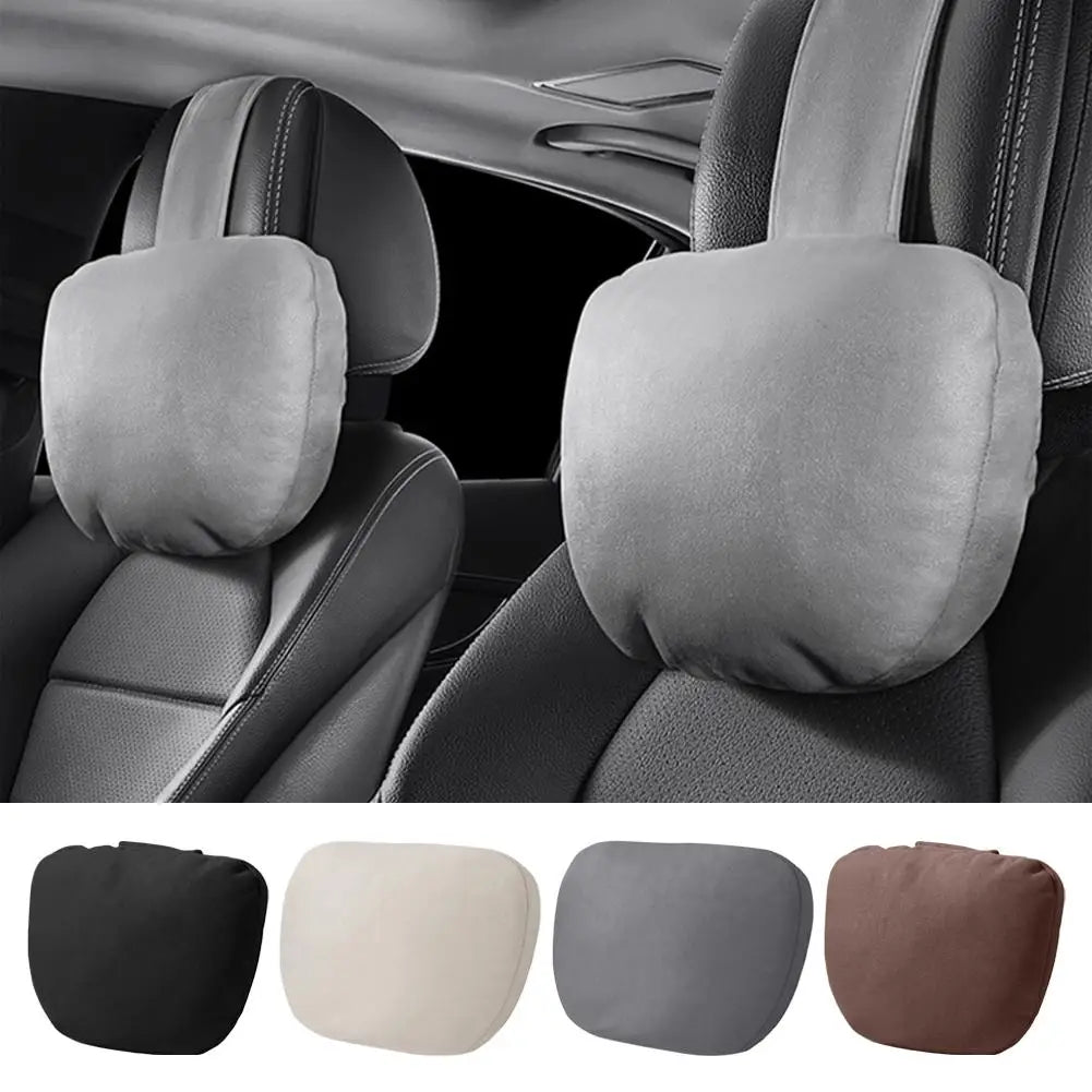 Car Headrest Neck Pillow – Memory Foam Suede Seat Cushion Car Headrest Pillow SPOT