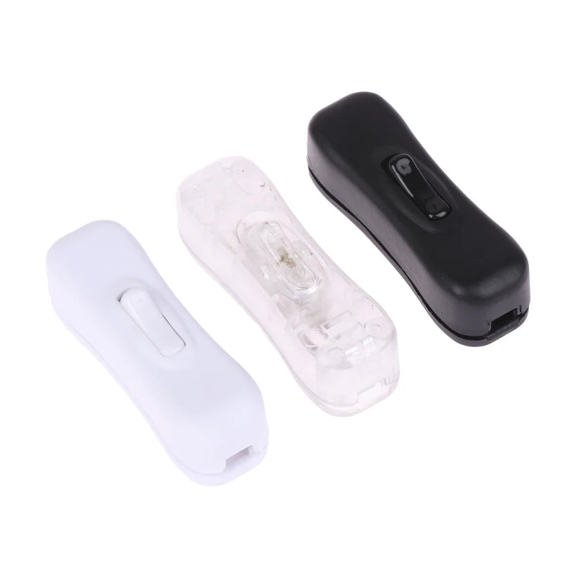 Inline AC Power Cable Switch – On/Off Rocker for Lamps 220V Inline Cable Switch SPOT