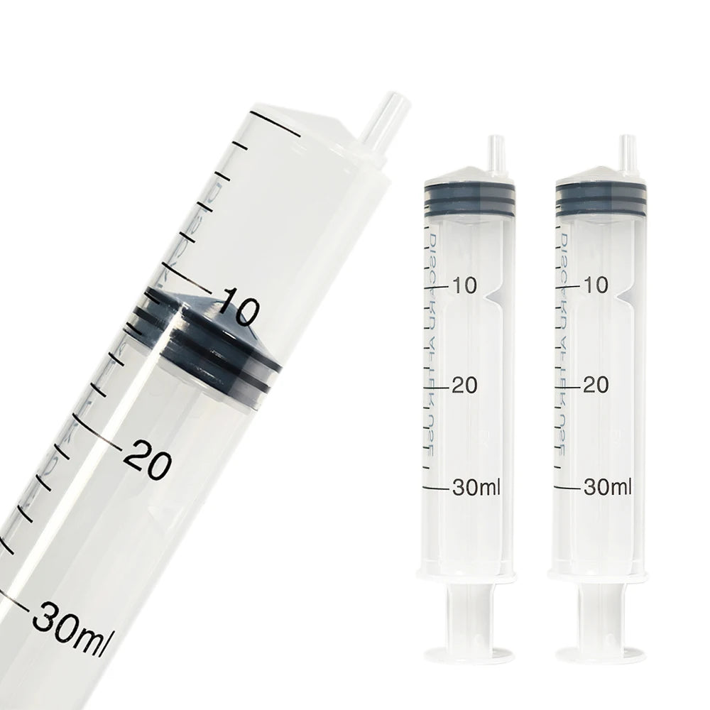 30-Pack 30ml Sterile Syringes – Hydroponics, Kitchen & Pets Liquid Dispensing Syringes SPOT