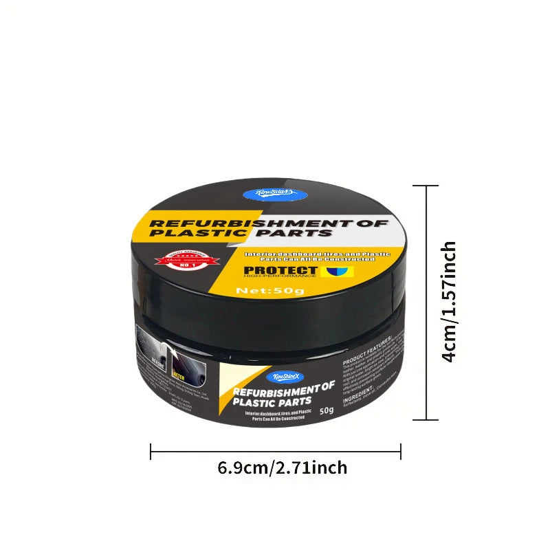 Automotive Plastic Repair Wax – Scratch Polish & Anti-Aging Cream Auto Plastic Polish SPOT