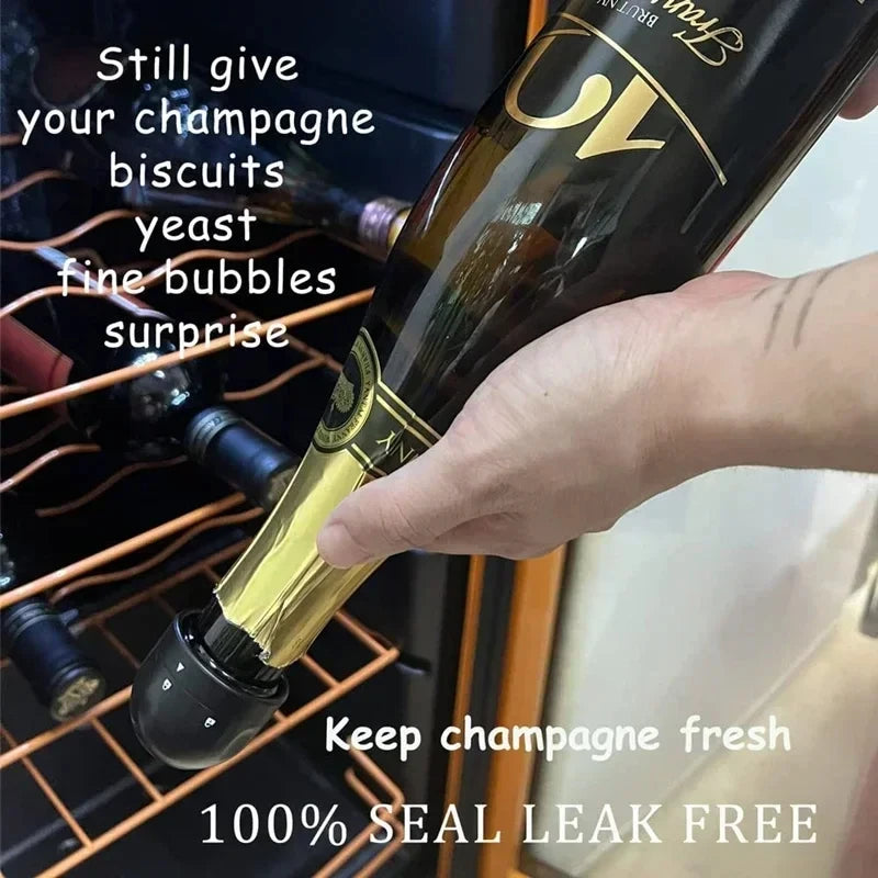 Reusable Silicone Champagne & Wine Bottle Stopper – 1 or 2 Pack Wine Bottle Stopper SPOT