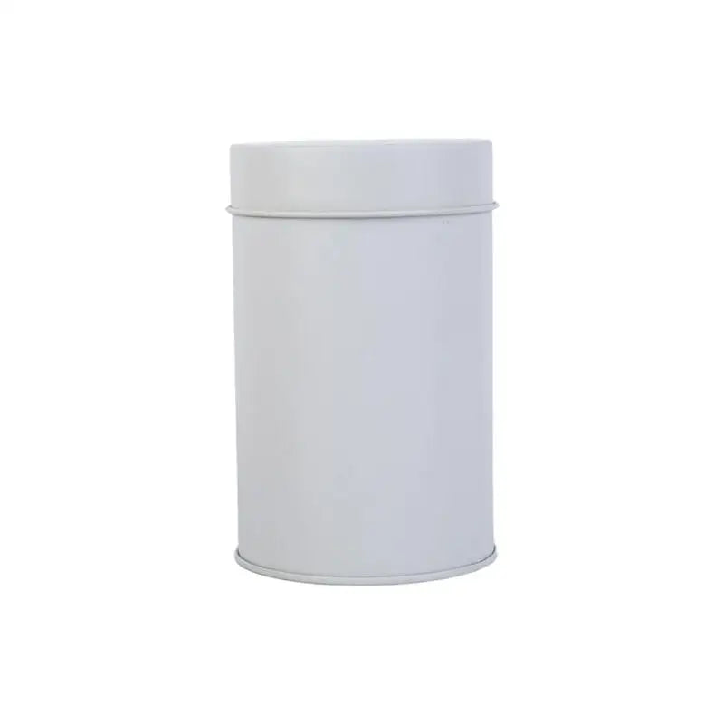 Cylindrical Metal Tea Canister – Double Airtight Lid, 530ml Airtight Storage Tin SPOT A3