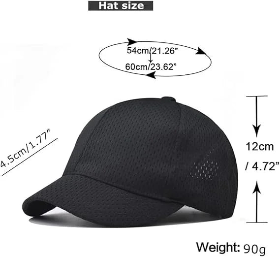 Mesh Trucker Baseball Cap – Breathable Sun Hat, Unisex Mesh Trucker Cap SPOT