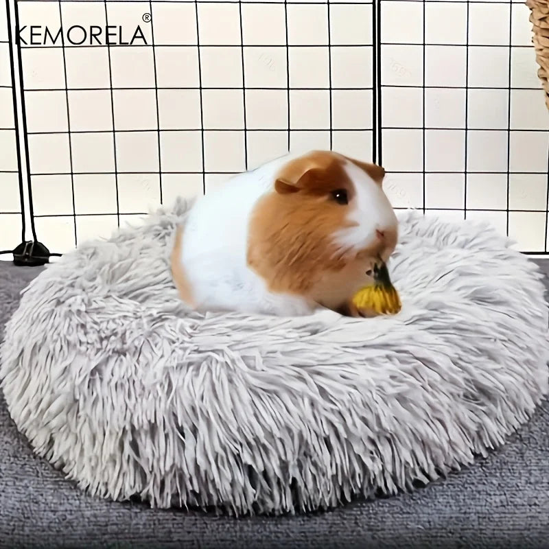 Ultra-Soft Plush Small Pet Nest – Hamster & Guinea Pig Bed Small Pet Bed SPOT Light Grey 30CM