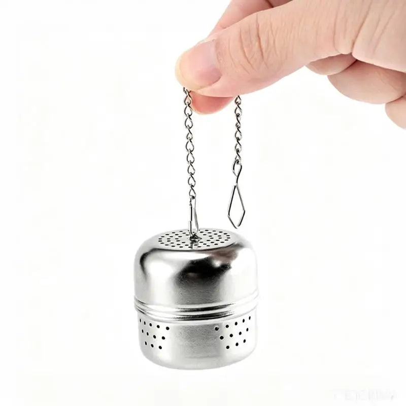 304 Stainless Steel Cylindrical Tea Infuser with Chain Tea Infuser SPOT