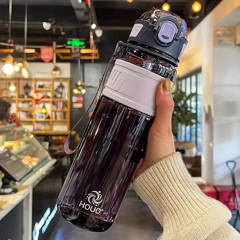Portable 1L & 750ml Sports Water Bottle – Gym, School & Travel Sports Water Bottle SPOT Purple 1000ml